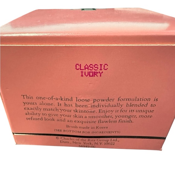 Charles of the Ritz Classic Ivory loose face powder custom blended with/ brush - Picture 4 of 10